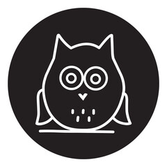 Owl Icon Rounded