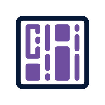 recommend clip art: barcode icon. vector dual tone icon for your website, mobile, presentation, and logo design.