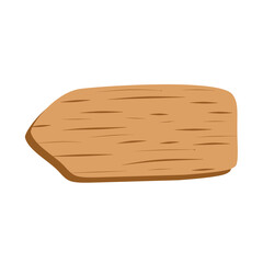 wooden sign board design isolated white background