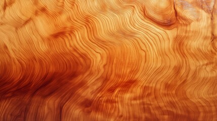 Fototapeta premium A wooden surface with a brownish hue. The wood grain is visible, and the surface appears to be textured. Scene is warm and inviting, with the wood grain adding a sense of natural beauty