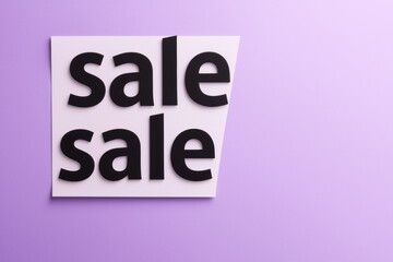 Minimalist Sale Event Banner with Geometric Flair