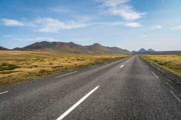 Mountain Vistas Along Route 1 or the Ring Road in Iceland