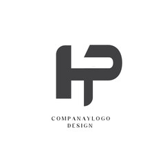 HP letter logo creative design ,PH simple and modern logo and HP unique design. HP luxurious alphabet design
