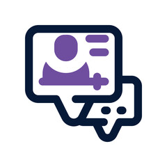 video player icon. vector dual tone icon for your website, mobile, presentation, and logo design.
