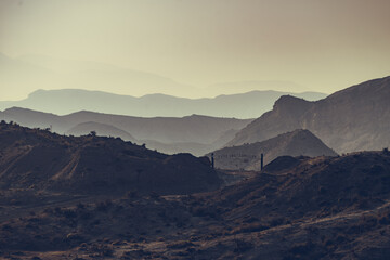 Mountain view. Tabernas desert in Spain