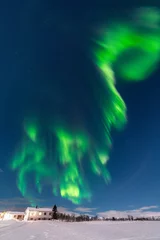 Aurores boréales prises dans un fjord à Tromso, en Laponie Norvégienne, en décembre 2023. © yanis
