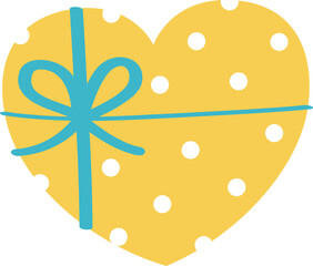 A yellow gift box