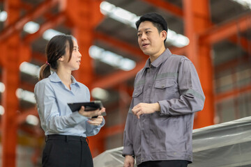 Industrial Consultation at Metal Factory