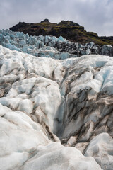 The Fláajökull Glacier in Iceland