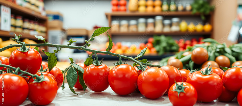 Canvas Prints Fresh Vine Ripe Tomatoes