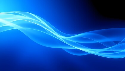 Fototapeta premium abstract blue wave background