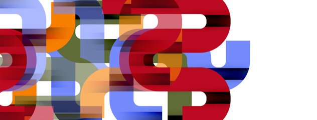 Fototapeta premium Lines, abstract letter style design background. Geometric vector Illustration For Wallpaper, Banner, Background, Card, Book Illustration, landing page