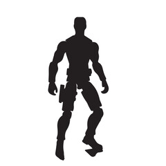  Action Figure -Action Figure Vector Art, Icons - vector image of Action figure 