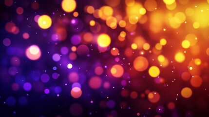 Colorful bokeh lights in a vibrant array, creating a magical and festive ambiance, ideal for celebrations or abstract background designs.