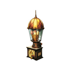 Fototapeta premium Vintage Steampunk Ice Cream Dispenser