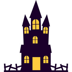Obraz premium Halloween Haunted House