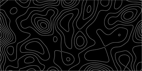 Abstract lines background. Contour maps. Vector illustration. The stylized height of the topographic map contour in lines and contours isolated on transparent. technology topo landscape grid map text