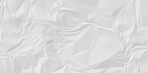 	
Empty White wrinkly backdrop paper background. panorama grunge wrinkly paper texture background, crumpled pattern texture. paper crumpled texture. white fabric crushed textured crumpled.