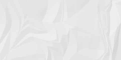 Empty White wrinkly backdrop paper background. panorama grunge wrinkly paper texture background, crumpled pattern texture. paper crumpled texture. white fabric crushed textured crumpled.