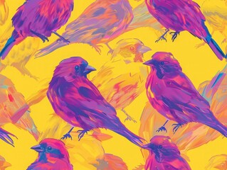 Vibrant Elegant Dream Art Pattern: High-Resolution Seamless Pattern for Premium Designs-Perfect for Print and Web
