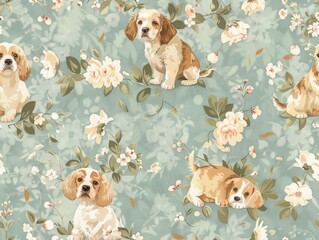 Vibrant Elegant Dream Art Pattern: High-Resolution Seamless Pattern for Premium Designs-Perfect for Print and Web