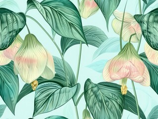 Vibrant Elegant Dream Art Pattern: High-Resolution Seamless Pattern for Premium Designs-Perfect for Print and Web