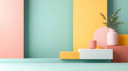 High-contrast Pantone colors used for an eye-catching branding concept, bold and modern