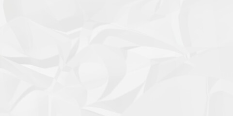 Empty White wrinkly backdrop paper background. panorama grunge wrinkly paper texture background, crumpled pattern texture. paper crumpled texture. white fabric crushed textured crumpled.