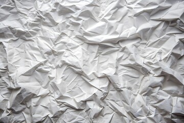 Obraz premium Close-up image of a crumpled sheet of tinted white paper. Texture for background use