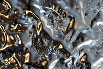 Beautiful texture liquid soft metal, design natural abstract background