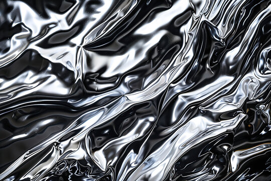 Beautiful texture liquid soft metal, design natural abstract background