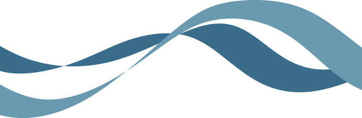 Fototapeta premium Business Wave Border