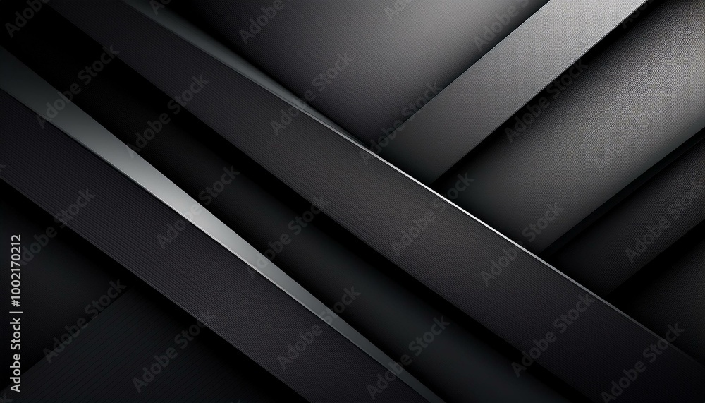 Poster dark deep black dynamic abstract vector background with diagonal lines. modern creative halftone pre
