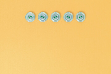 Colorful sewing buttons