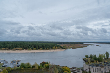 viewe to narva river in estonia