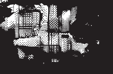 Abstract background. Monochrome texture. Image includes a effect the black and white tones.