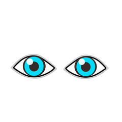 eye of the person vector illustration