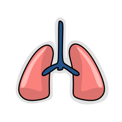 lungs vector illustration