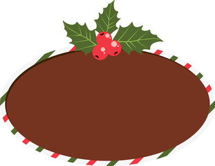 Christmas Text Box Label note