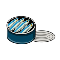 sardine fish vector illustration