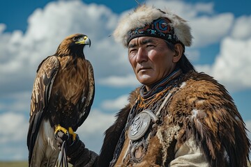 Mongolian Warrior with Bow