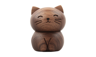 Kitten toy, isolated, transparent