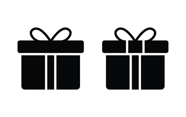 Gift icon, gift sign vector