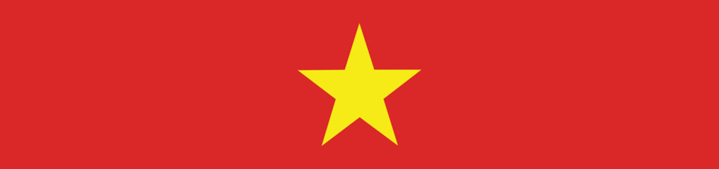 Obraz premium Vietnamese Flag Design