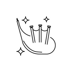 Bagpipe Icon, Wind Instrument