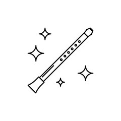 Modern flute icon