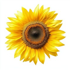 Fototapeta premium sunflower isolated on white background