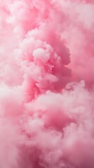Fototapeta premium Pink smoke swirling in abstract cloud formation