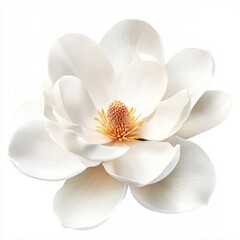 Fototapeta premium Magnolia flower isolated on white background