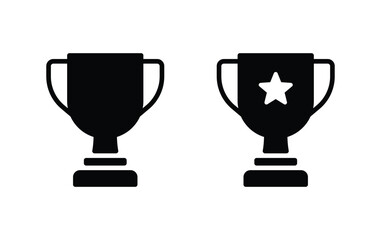 Trophy icon. Trophy cup icon